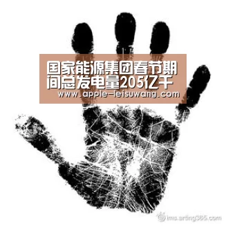 国家能源集团春节期间总发电量205亿千瓦时‘ 体育比分’(图1) 体育比分